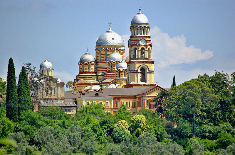 Мужской монастырь Новый Афон в Абхазии